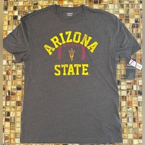 NWT Men’s Arizona State Sun Devils Gray SS T-Shirt~Captivating Brand~Med~$30